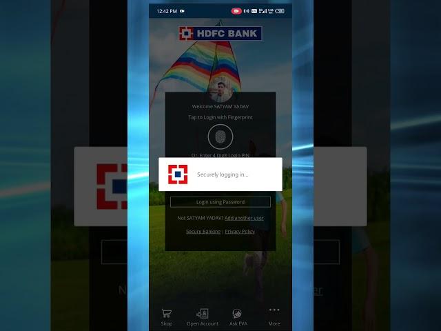 HDFC BANK MOBILE BANKING APP NEW INTERFACE 2023 #shorts #ytshorts #bank