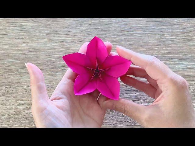 Origami Flower - Cherry Blossom in less than 10 minutes 