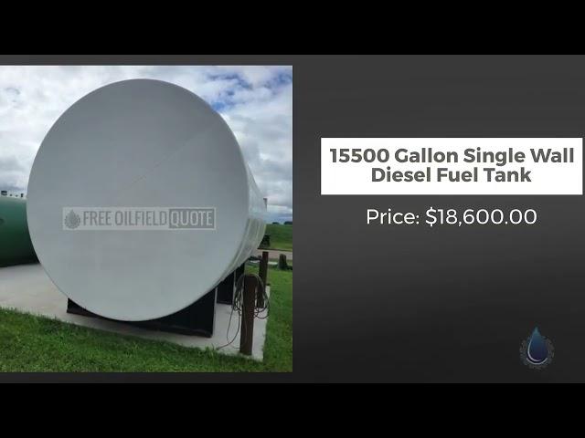 15500 Gallon Single Wall Diesel Fuel Tank | Grand Forks, ND