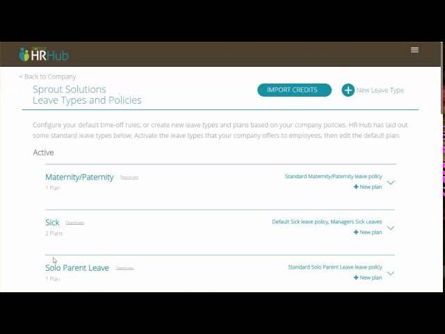 Sprout HR Hub - Leave Management Update [New Feature]