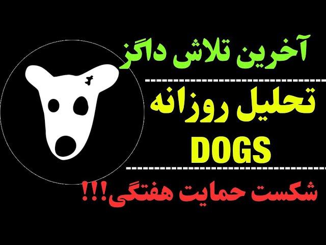 تحلیل ارز داگز | DOGS و شکست حمایت هفتگی | سقوط داگز یا آخرین تلاش ؟