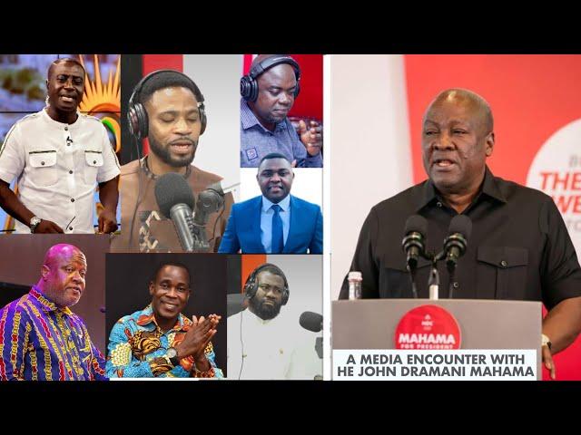 LIVE | A Media Encounter with H.E John Dramani Mahama