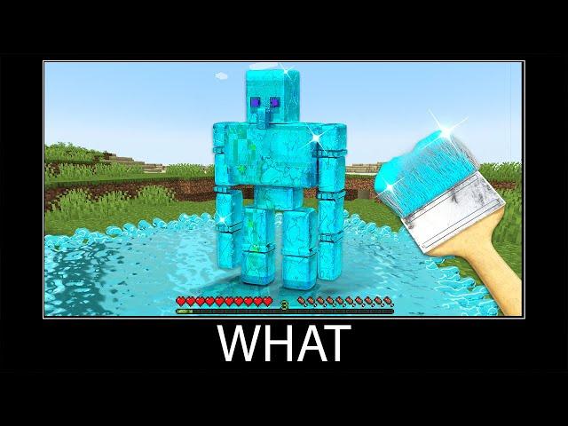 Minecraft wait what meme part 265 realistic Diamond Brush