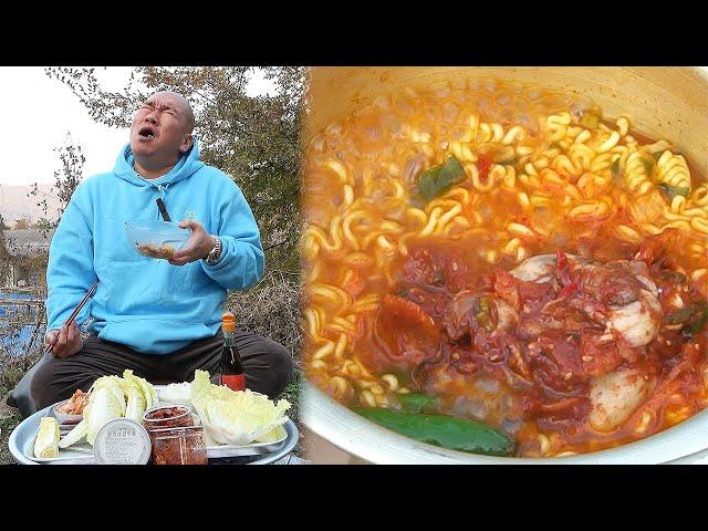 오랜만에 매운거 먹었더니 X똥 쌌다... with 셰프애찬