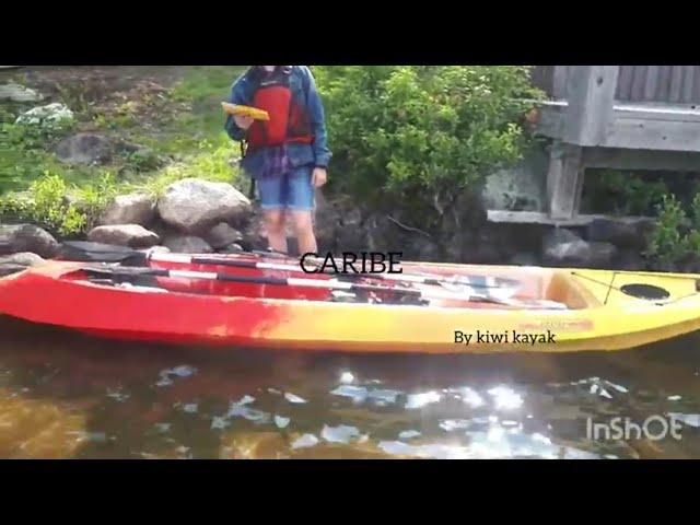 Kiwi kayak caribe on the water