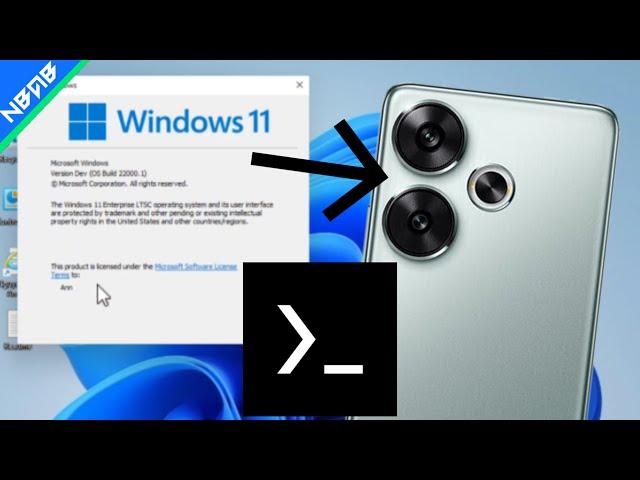 Emulate Windows 11 LTSC build 22000.1 on Android phones with Termux