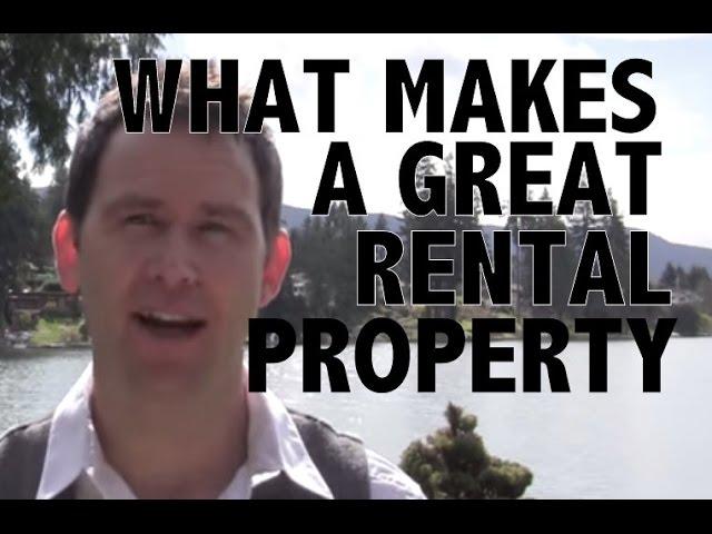 Simple Model of What Makes a Great Rental Property