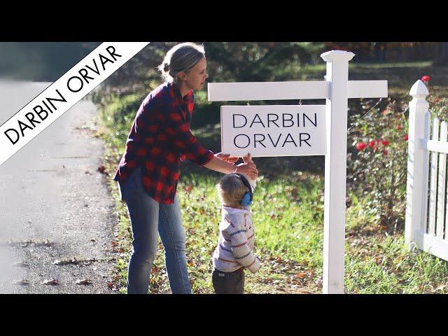 Making a Street Sign out of PVC & Adding Curb Appeal to your House