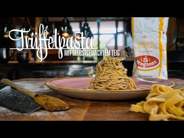 Selbstgemachte Trüffelpasta – Kochen im Tal