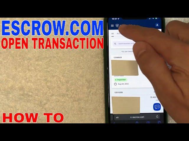   How To Start A New Escrow.com Transaction 