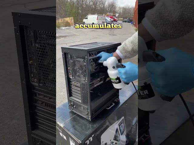 DUSTY PC CLEANING!  #pcrepair #pc #cleaning #gamingpc #pcgaming #egril #gamerguy #howtotech