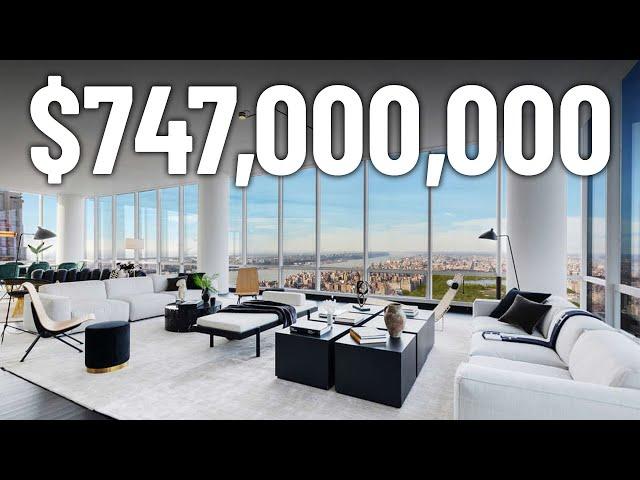 Inside $747,000,000 NYC's Penthouses For Sale