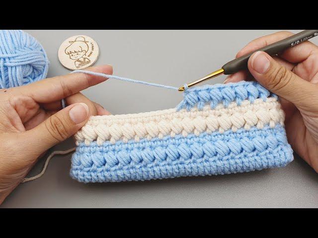 Crochet Mini Bag | Super Easy Crochet Purse Step by Step | Crochet Puff Stitch | ViVi Berry DIY