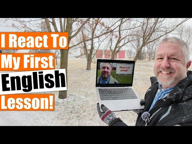 I React to My First English Lesson That I Uploaded To Youtube 8 Years Ago