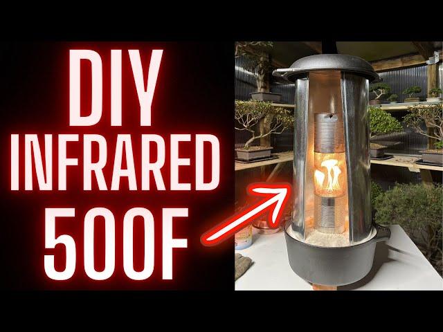 DIY INFRARED HEATER | No Electricity Needed For Greenhouse Heat