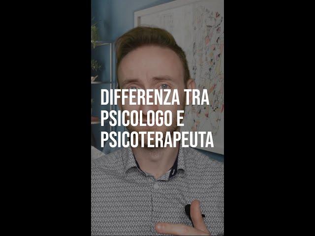 Qual è la differenza tra psicologo e psicoterapeuta?