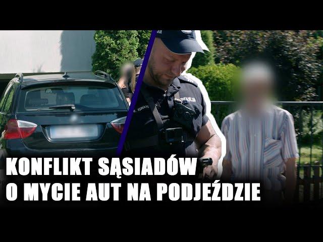 "Dzisiaj się uruchomił". Konflikt sąsiadów o mycie aut na podjeździe