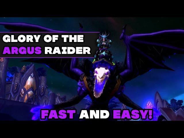 Glory of The Argus Raider | Short and Easy Guide! | Shadowlands