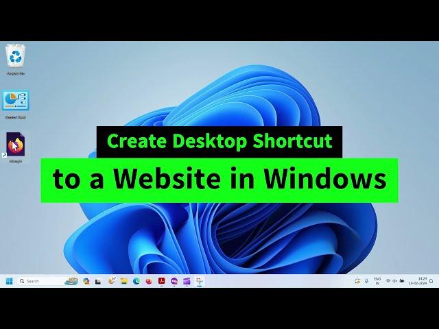 Create Desktop Shortcut for Any Website on Any Browser Easily in Windows 10/11