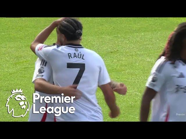 Raul Jimenez tucks away Fulham's opener against West Ham | Premier League | NBC Sports