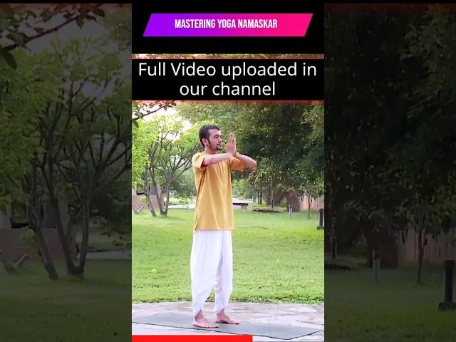 mastering yoga namaskar #sadhguru #yoga