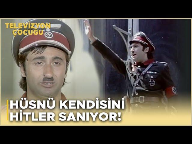 Televizyon Çocuğu Türk Filmi | Hüsnü Kendisini Hitler Sanıyor