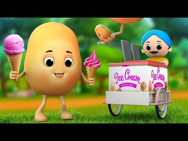 உருளைக்கிழங்கு மற்றும் ஐஸ்கிரீம் - Potato and Ice Cream | 3D Animated Tamil Moral Stories | JOJO TV