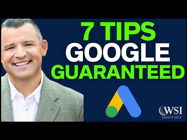 Google Guaranteed Business: 7 TIPS