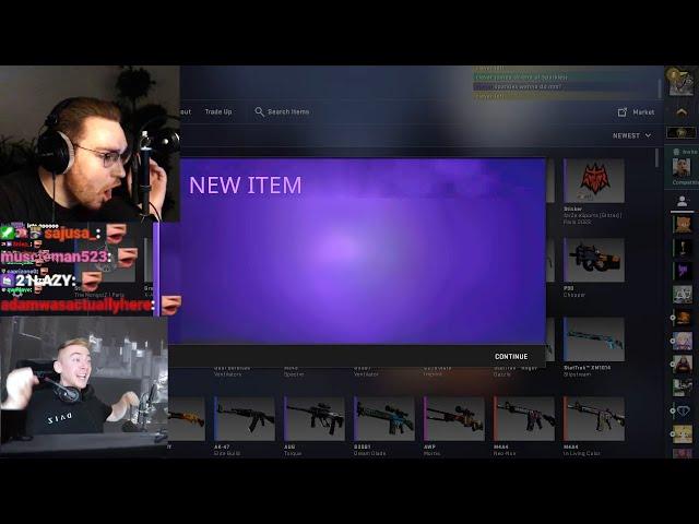 ohnePixel reacts to Sparkles #1 glock fade trade up