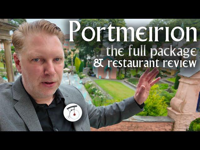 I try the full Portmeirion package, Salutation suite tour and Portmeirion hotel restaurant review.