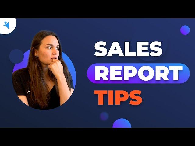 Sales Analytics Tips:  How to Write a Monthly Sales Report