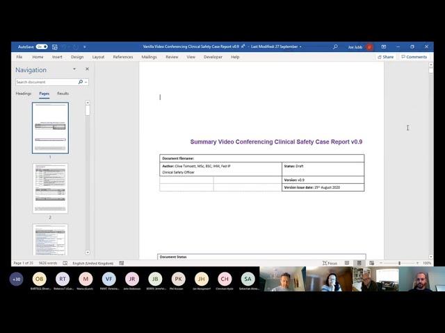 FCI Clinical Safety Group Webinar - Experiences of writing-up a Clinical Safety Case Report