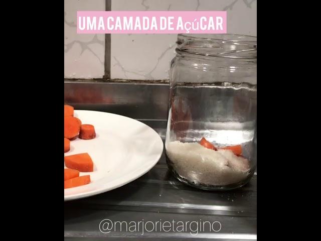 Como fazer mel de cenoura