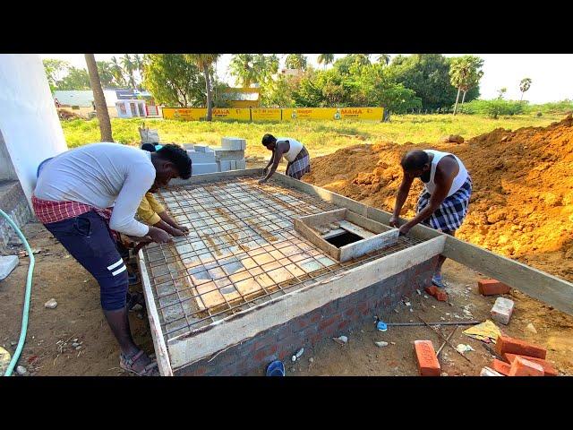 Septic Tank Reinforcement!-Excellent Work in Septic Tank manual formwork with Concrete-Sand cement