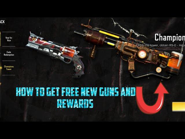 HOW TO GET FREE NEW LEGENDARY GUNS REWARDS AND CP FOR CHAMPIONS TOWER CODM MOBILE GAME 2024 | #codm