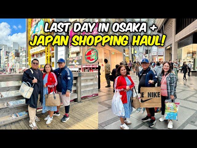 Goodbye Japan! Osaka to Manila + Japan Shopping Haul! #JMRecommends | JM Banquicio