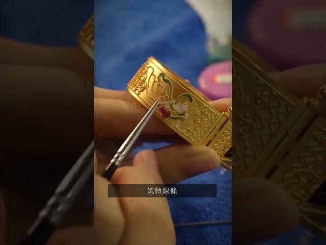 《非遺雅韻金．敦煌飛天鐲》