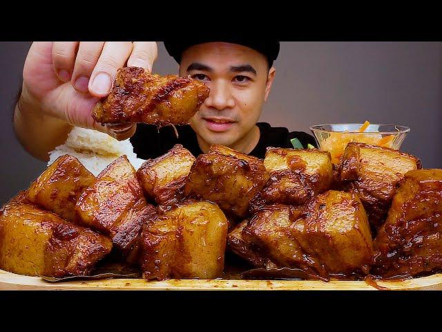 KILLER SPRITE PORK ADOBO | Mukbang Asmr | ALFIE EATS