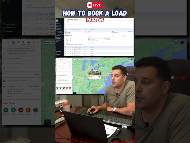 Booking a Load LIVE on a Call with a Broker!  (PT 1)