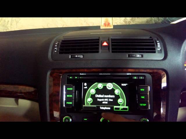 Skoda VW Premium bluetooth Retrofitted  WWW.VAGTUNE.IN