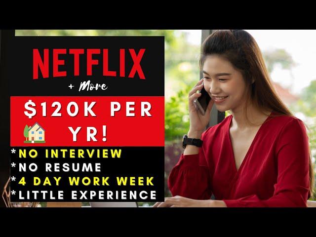 Netflix is Hiring Remote! No Interview No Resume Remote Work From Home Jobs 2025