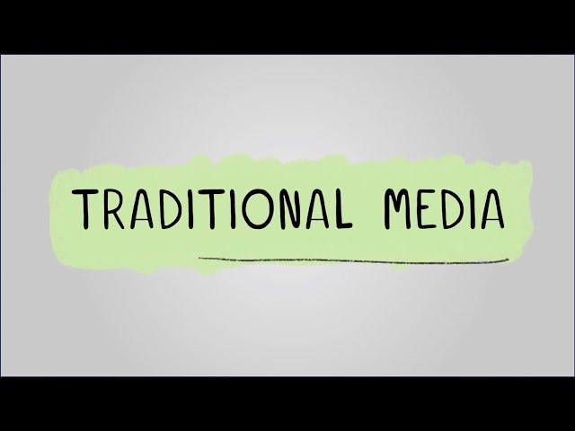 Traditional Media - R093: Creative iMedia in the Media Industry