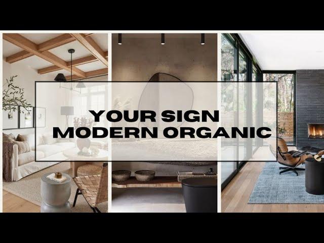 THIS is Your Sign To Go MODERN ORGANIC | Home Decor 101