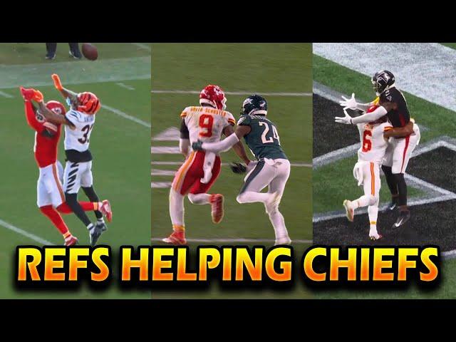 The Refs Helping Mahomes & Chiefs Compilation (and every Mahomes Interception Overturned)