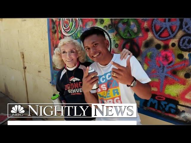 'Granny Does Graffiti': Denver Art Gallery Helps Bring Out Seniors' Artistic Side | NBC Nightly News