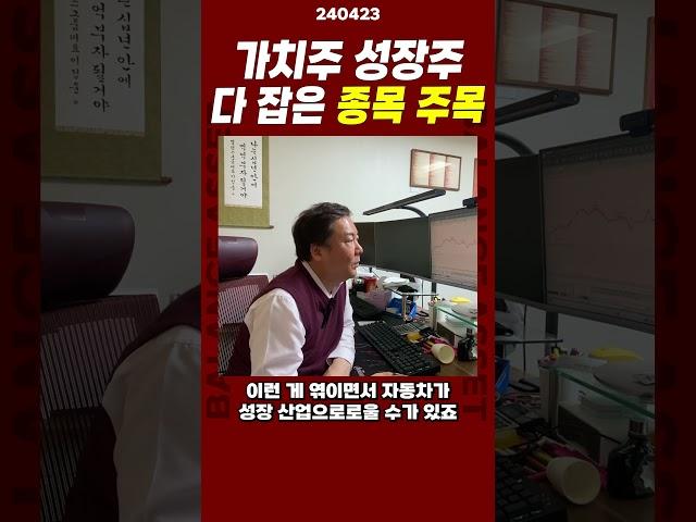 가치주 성장주 두 마리 토끼를 다 잡은 이 종목 주목하세요