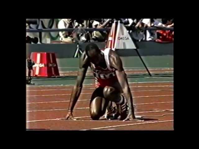 1988 Olympics Men's 400m Hurdles Final, Seoul, South Korea