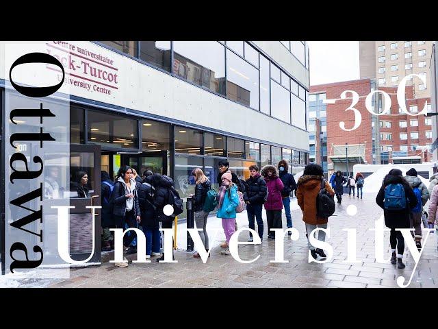 -30℃ Winter Ottawa of University 2023I Canada