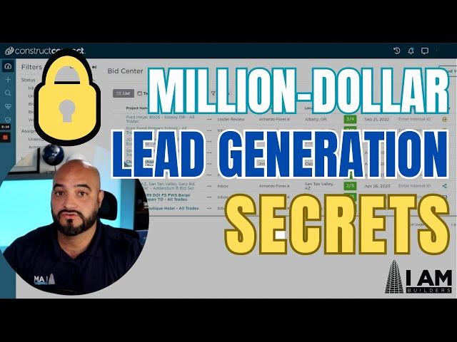 $10,000,000 Leads Using Construct Connect