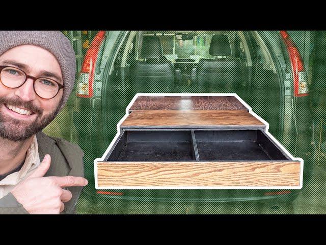 Collapsible Removable Platform and Drawers *Free Plans
